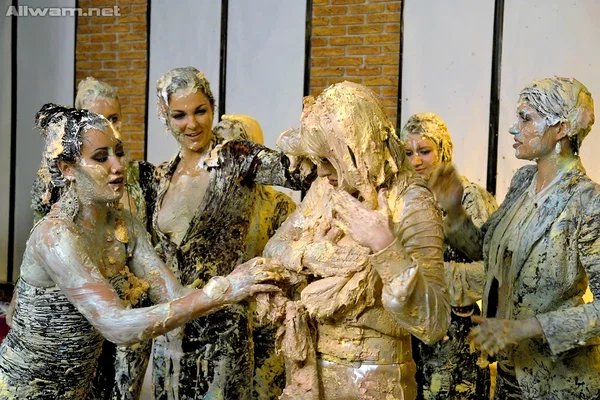 Ravishing european fetish ladies are into messy foodplay action  - European, Fetish, Skirt, Reality  - Photo 15