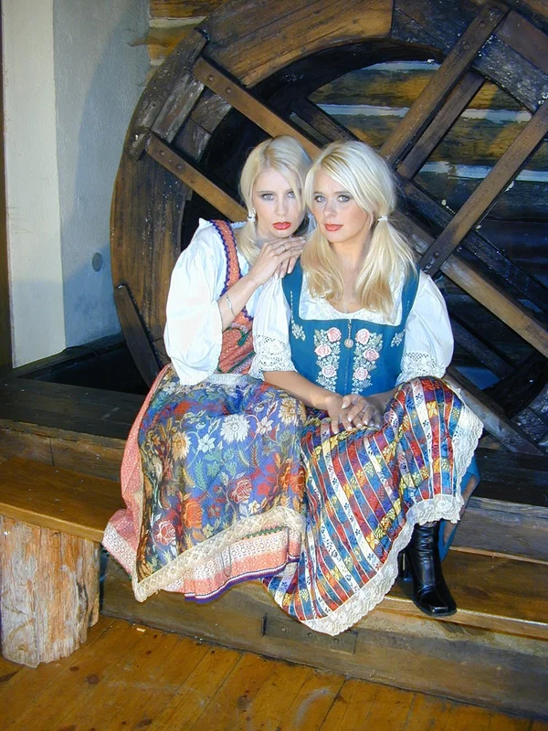 Lustful Swedish Sisters strip and show their incredible natural bodies  - Boots, Teen, Lesbian, Amateur, Reality, Step Sister, High Heels, Skirt, Cute, Clothed  - Photo 1