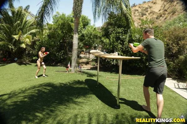 Skinny pornstar Riley Reid shows her hairy twat and gets rammed poolside  - Squirting, Big Cock, Cumshot, Cute, Reality, Hardcore, Outdoor, Sexy, Teen, Cowgirl  - Photo 10