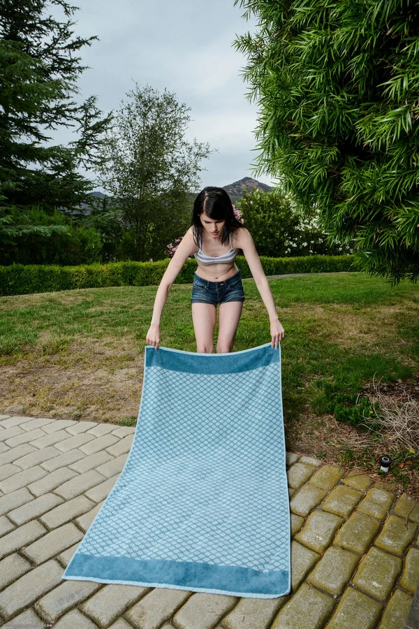 Young solo girl Heather Night fingers her pussy while getting naked on a patio  - Amateur, Outdoor, Big Clit, Petite, European, Babe, Close Up, Teen, Skinny, Natural Tits  - Photo 1