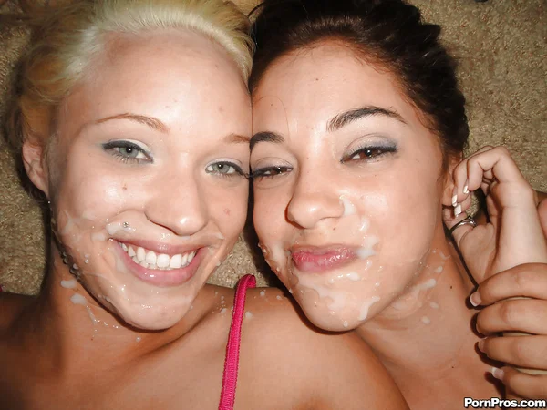 Teen best friends Teagan & Gigi sharing cock during threesome sex on bed  - Teen, Groupsex, Cowgirl, Pussy Licking, Nipples, Cumshot, Threesome, Facial, Ass Fucking, Kissing  - Photo 15