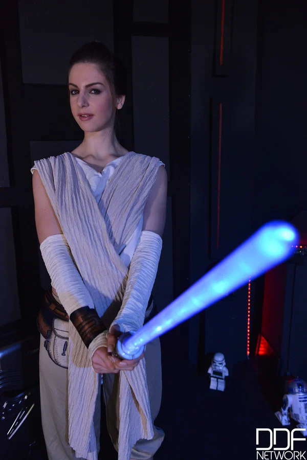 Female Jedi warrior Stella Cox finds free time to touch her wet peach  - Orgasm, European, Brunette, Non Nude, Pussy, Spreading, Feet  - Photo 2