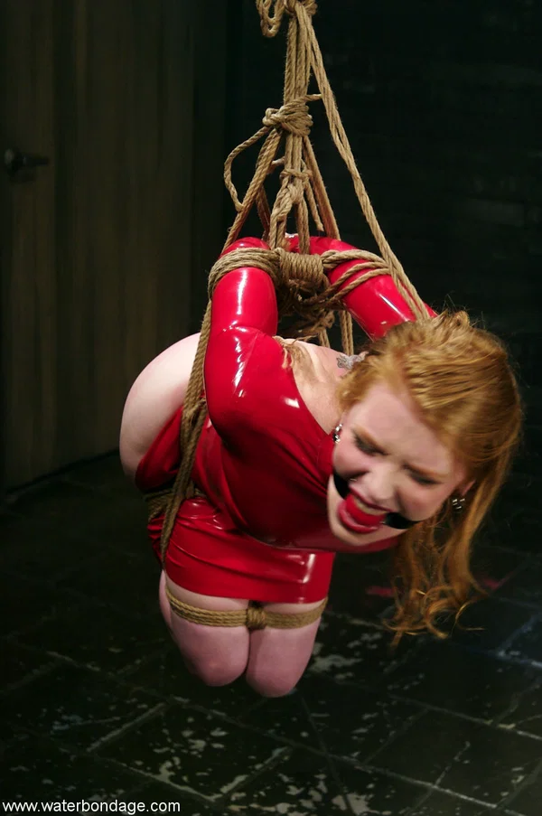 Water Bondage performed by Madison Young Sex Pics  - Latex, Fetish, Wet, MILF, Bondage, Redhead, BDSM, High Heels, Ass, Dildo  - Photo 16