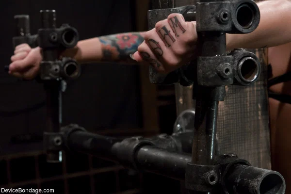 Busty MILF Mason Moore gets punished with vibrators in metal bondage  - Bondage, BDSM, Tattoo, MILF, Latina, Dildo, Face, Jeans, Sexy, Big Tits  - Photo 7