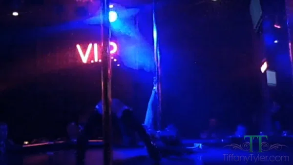Sexy American stripper Tiffany Tyler dancing on the stage topless  - Petite, Pornstar, Brunette, White  - Photo 14